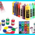 Different types of art paint